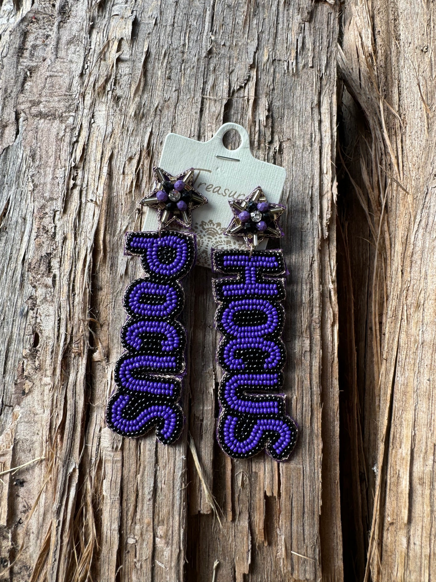 Hocus Pocus Beaded Earrings